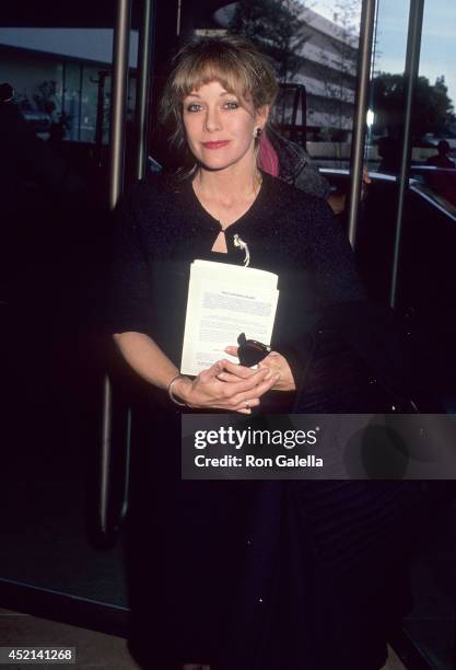 Actress Season Hubley attends the Fund for Animals' Fourth Annual Genesis Awards on February 11, 1990 at the Beverly Hilton Hotel in Beverly Hills,...