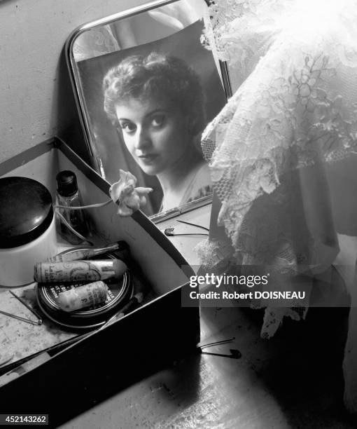 French ballerina Violette Verdy, 1956 in France.