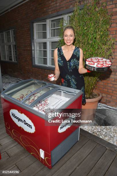 Ruth Moschner attends the Gala Fashion Brunch at Ellington Hotel on July 11, 2014 in Berlin, Germany.