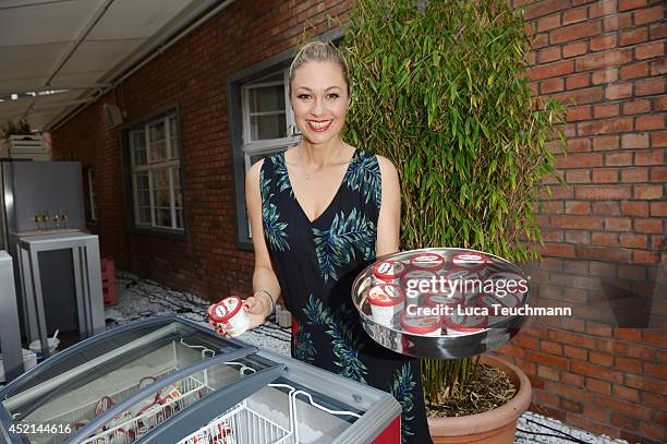 Ruth Moschner attends the Gala Fashion Brunch at Ellington Hotel on July 11, 2014 in Berlin, Germany.