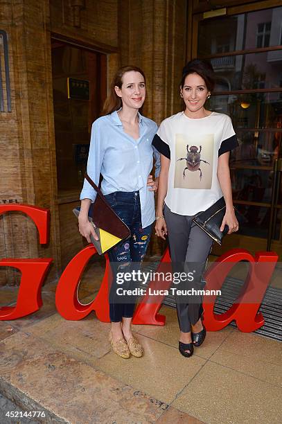 Julia Malik and Johanna Klum attend the Gala Fashion Brunch at Ellington Hotel on July 11, 2014 in Berlin, Germany.