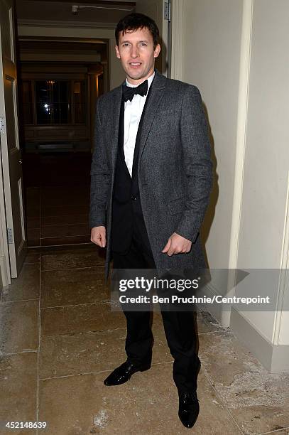 James Blunt attends the Winter Whites Gala In Aid Of Centrepoint on November 26, 2013 in London, England.