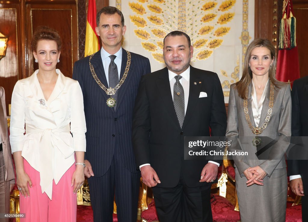 Spanish Royals Visit Morocco - Day 1