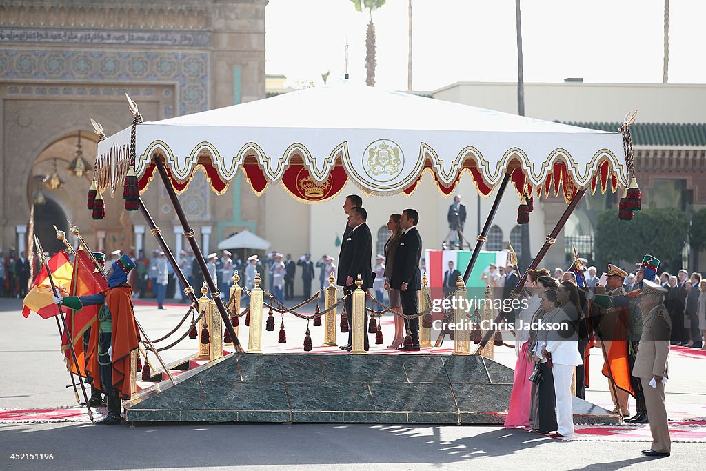 Spanish Royals Visit Morocco - Day 1