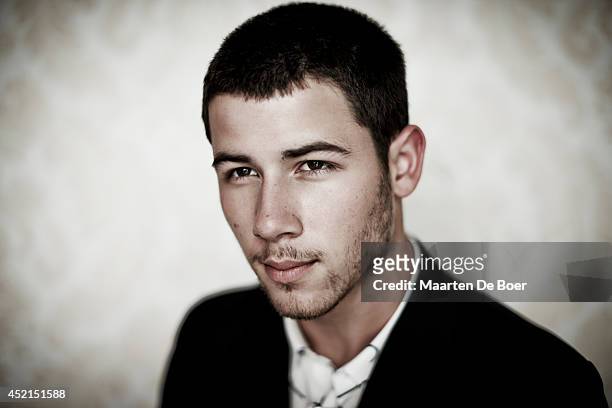 Actor and musician Nick Jonas is photographed at the summer Television Critics Association for Portrait Session on July 12, 2014 in Beverly Hills,...