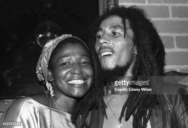 July 26, 1978: Jamaican singer and songwriter Bob Marley and an unidentified woman, July 26, 1978 at The Daisy In Beverly Hills, California. .