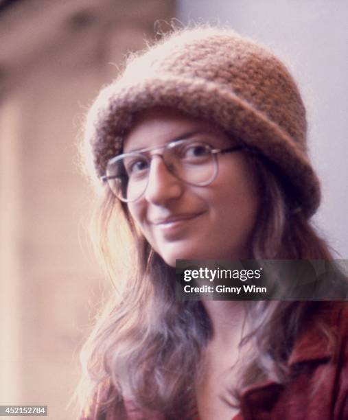 Rock photographer Annie Leibovitz poses for a portrait circa 1972.. .