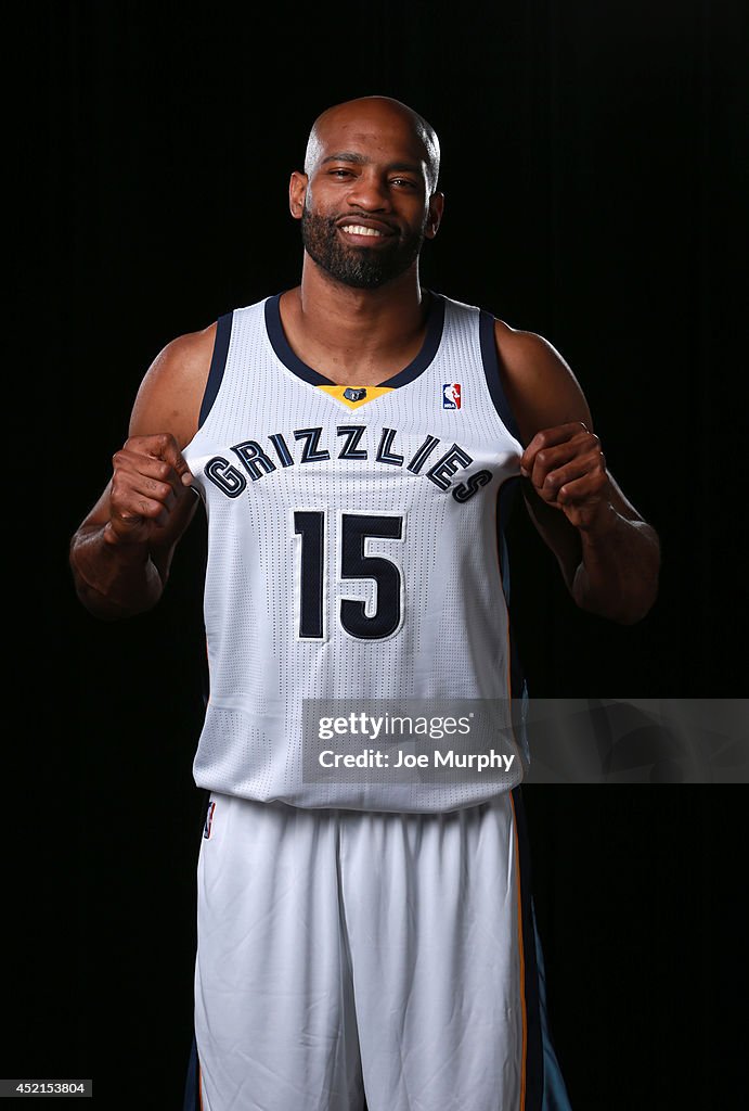 Memphis Grizzlies Introduce Vince Carter