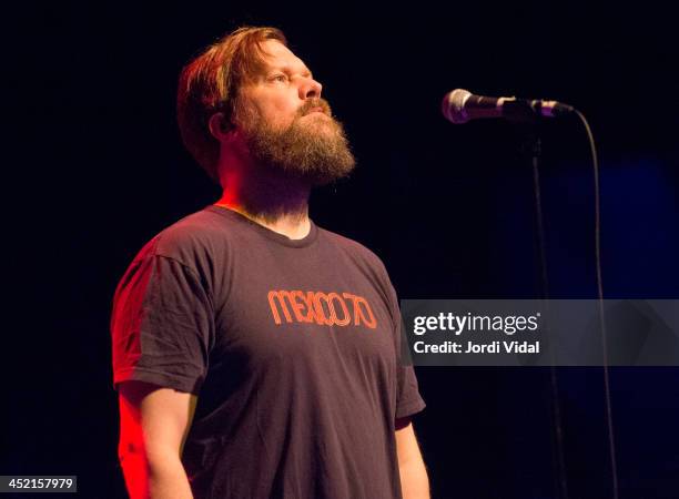 John Grant performs on stage during Festival Internacional de Jazz de Barcelona at Barts on November 26, 2013 in Barcelona, Spain.