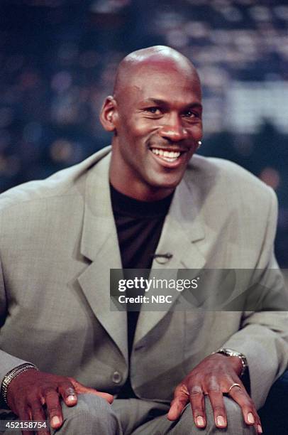 Episode 1225 -- Pictured: Professional basketball player Michael Jordan on September 16, 1997 --