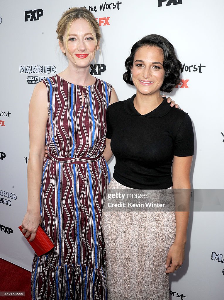 Premiere Screening's For FX's "You're The Worst" And "Married" - Red Carpet