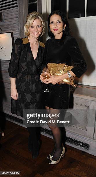 Emilia Fox and Yasmin Mills attends a drinks reception hosted by Ben Fogle and Bernie Shrosbree to celebrate Johnnie Walker Blue Label & Alfred...