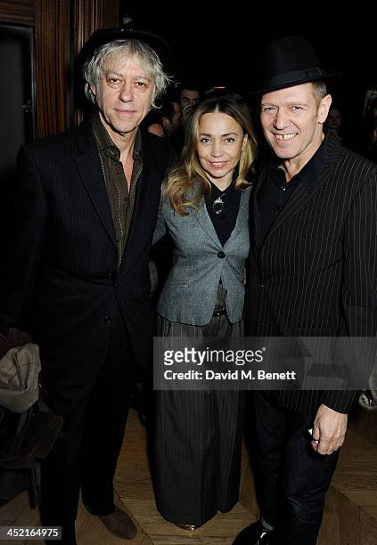 Sir Bob Geldof, Jeanne Marine and Paul Simonon attend the Project Zoltar 10th anniversary celebration and launch of Zoltar the Magnificent at The...