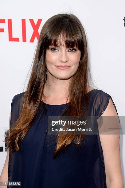 Actress Jamie Anne Allman attends premiere of Netflix's "The Killing" season 4 at ArcLight Cinemas on July 14, 2014 in Hollywood, California.