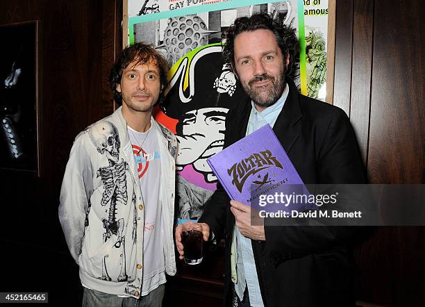 Dan Macmillan and Kieron Livingstone attend the Project Zoltar 10th anniversary celebration and launch of Zoltar the Magnificent at The Groucho Club...