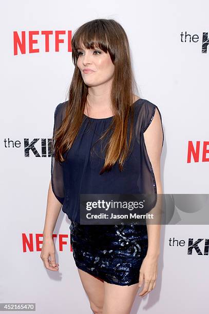 Actress Jamie Anne Allman attends premiere of Netflix's "The Killing" season 4 at ArcLight Cinemas on July 14, 2014 in Hollywood, California.