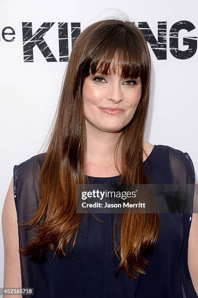 Actress Jamie Anne Allman attends premiere of Netflix's "The Killing" season 4 at ArcLight Cinemas on July 14, 2014 in Hollywood, California.