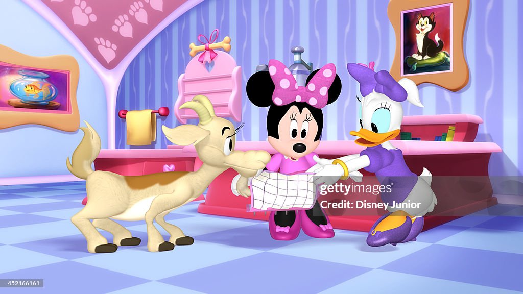 TOONS "Pet Calendar" While making a pet salon calendar, Minnie