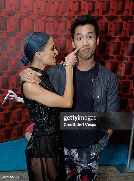 Nicole Richie and Jared Eng attend VH1's "Candidly Nicole" influencer event in Los Angeles on July 14, 2014 in West Hollywood, California.