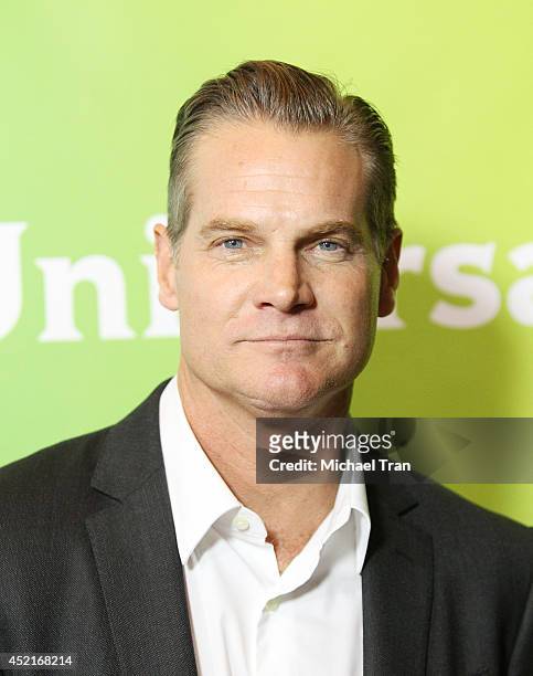 Brian Van Holt arrives at the 2014 Television Critics Association Summer Press Tour - NBCUniversal - Day 2 held at The Beverly Hilton Hotel on July...