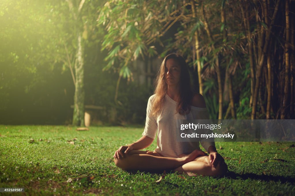 Yoga exercise in Sri Lanka