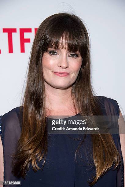 Actress Jamie Anne Allman arrives at the Los Angeles premiere of Season 4 of the Netflix Original Series "The Killing" at ArcLight Hollywood on July...