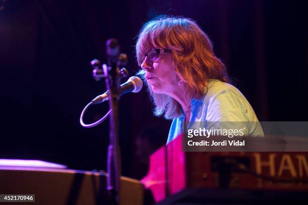Karen Grotberg of The Jayhawks performs on stage at Sala Apolo on July 14, 2014 in Barcelona, Spain.