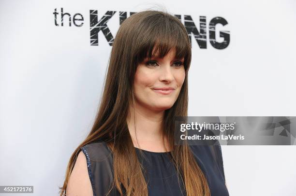 Actress Jamie Anne Allman attends the season 4 premiere of "The Killing" at ArcLight Hollywood on July 14, 2014 in Hollywood, California.