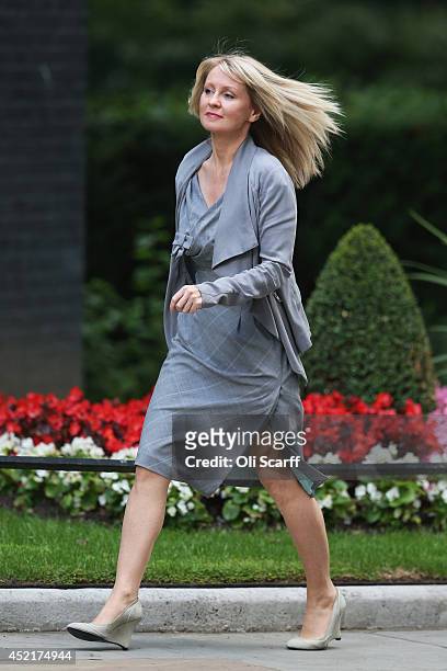 Esther McVey, Minister for Employment and Disabilities, arrives at Downing Street on July 15, 2014 in London, England. British Prime Minister David...