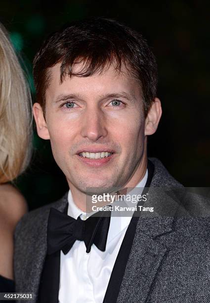 James Blunt attends the Winter Whites Gala in aid of Centrepoint at Kensington Palace on November 26, 2013 in London, England.