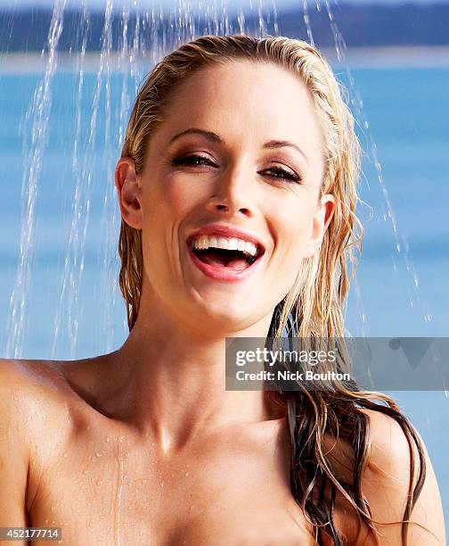 Model Reeva Steenkamp is photographed on September 10, 2010 in Bazaruto Island, Mozambique.