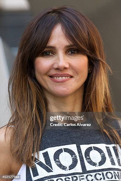 Spanish actress Goya Toledo attends "Marsella" photocall at the Princesa cinema on July 15, 2014 in Madrid, Spain.