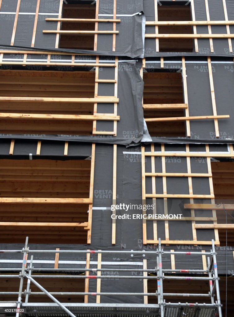 FRANCE-ENVIRONMENT-CONSTRUCTION-WOOD