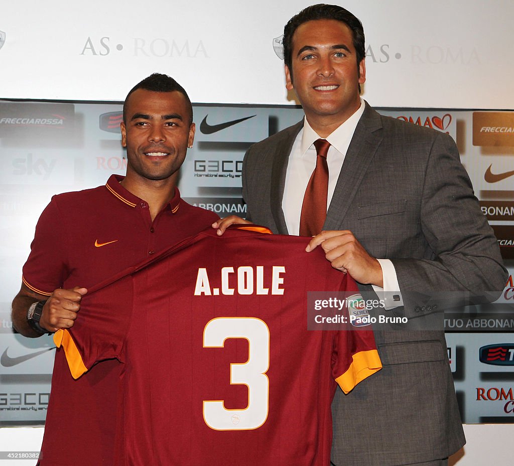 AS Roma Unveils New Signing Ashley Cole