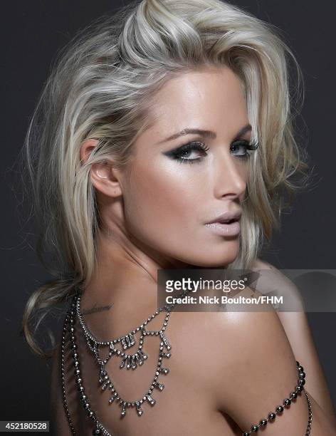 Model Reeva Steenkamp is photographed for FHM magazine on June 26, 2011 in Johannesburg, South Africa.