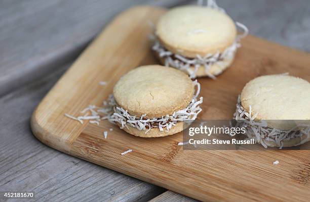 Natalia "Cookie" Martinez, will be making alfajores, for the Pan American Food Festival in Toronto. July 14, 2014.