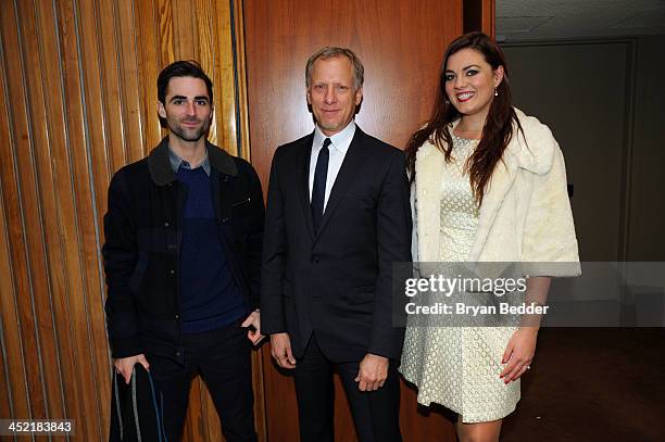 Quinn Tivey, director Rob Epstein and Eliza Carson attend the special Screening Of HBO's "The Battle Of AmfAR" at United Nations Headquarters on...