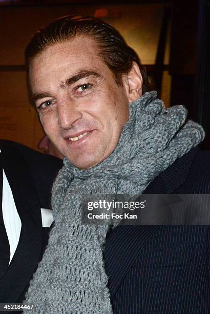 Singer Sheila's son Ludovic Chancel attend The Burgundy Hotel Compilation CD Launch Party on November 26, 2013 in Paris, France.