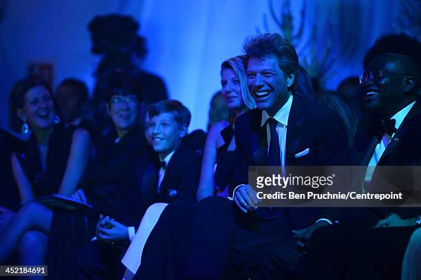 Jon Bon Jovi laughs during the Winter Whites Gala In Aid Of Centrepoint on November 26, 2013 in London, England.
