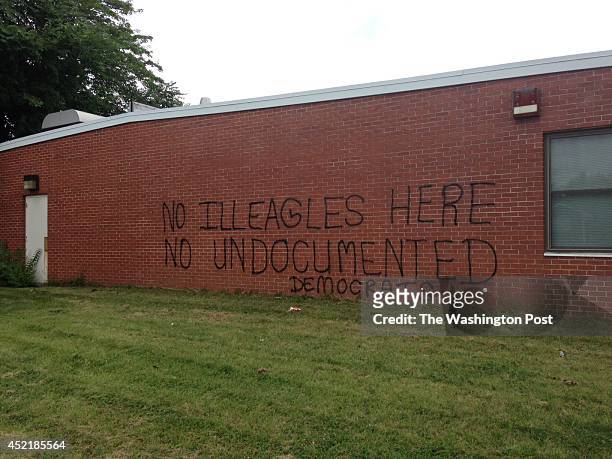 This empty Army reserve warehouse in Westminster, Md. Is on the list of possible sites to house undocumented minors who illegally cross the border...
