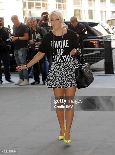 Amelia Lily pictured at Radio 1 on July 15, 2014 in London, England.