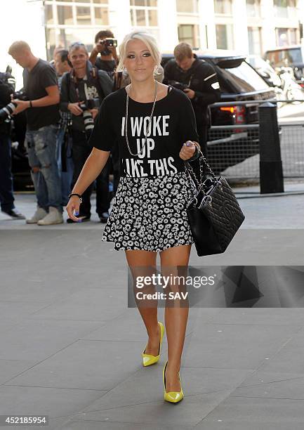 Amelia Lily pictured at Radio 1 on July 15, 2014 in London, England.