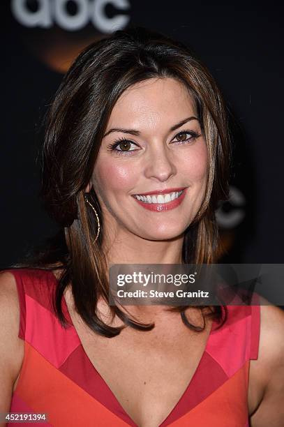 Actress Alana de la Garza attends the Disney/ABC Television Group 2014 Television Critics Association Summer Press Tour at The Beverly Hilton Hotel...