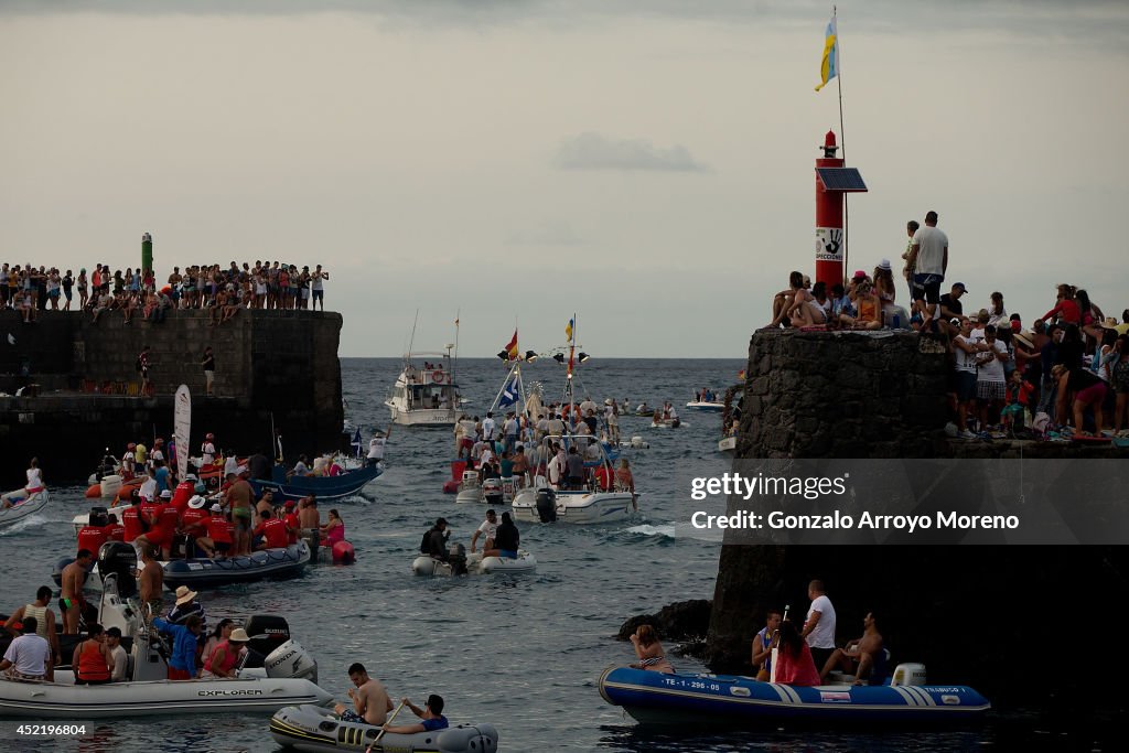 Virgen Del Carmen Procession In Tenerife