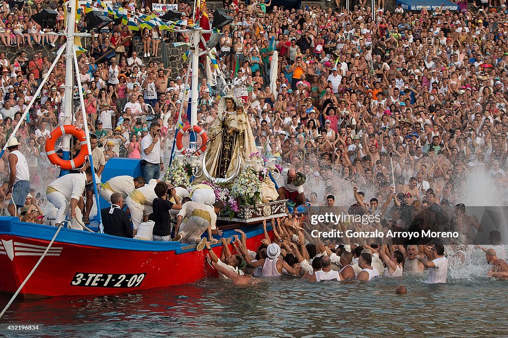 Virgen Del Carmen Procession In Tenerife