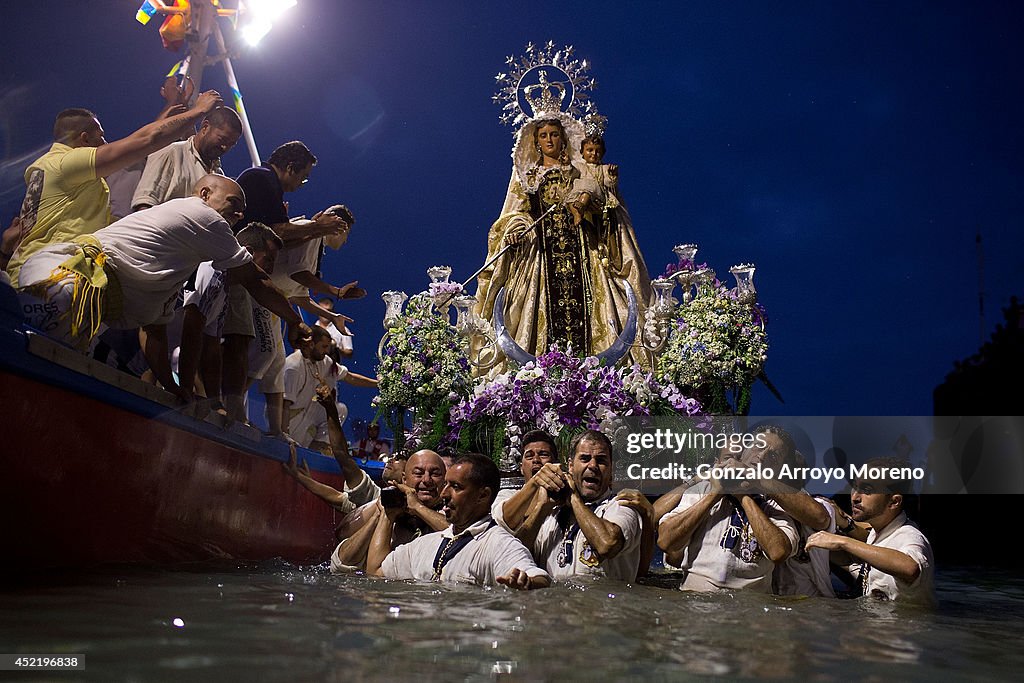 Virgen Del Carmen Procession In Tenerife