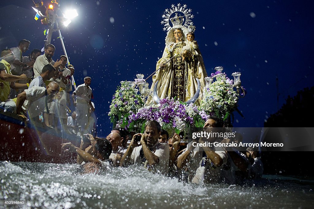 Virgen Del Carmen Procession In Tenerife