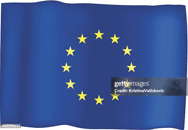 european union flag - european union symbol stock illustrations