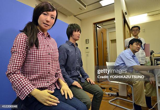 Lifestyle-technology-robotics-Japan-ethics,FEATURE by Alastair Himmer This picture taken on July 8, 2014 shows Japan's National Institute of Advanced...