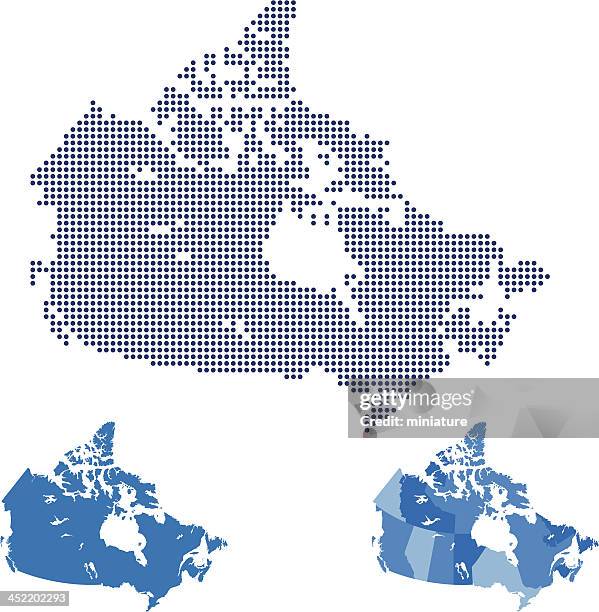 ilustraciones, imágenes clip art, dibujos animados e iconos de stock de mapa de canadá - canadá